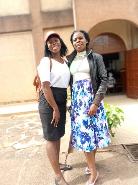 PC BASTOS after a year of not seeing each other. Mahi in your words”chérie” let do us “ do us here is taking a picture